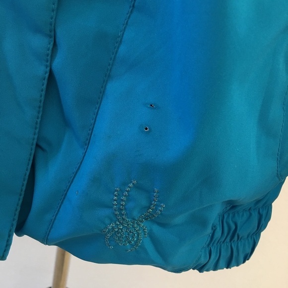 Spyder Kids Blue Hoodie Jacket Full Zip Size 10 - Picture 2 of 8